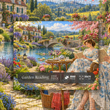 Garden Reading Jigsaw Puzzle 1000 Pieces