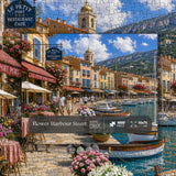 Flower Harbour Street Jigsaw Puzzle 1000 Pieces