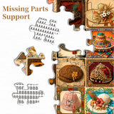 Vintage Hat Collage Jigsaw Puzzle 1000 Pieces