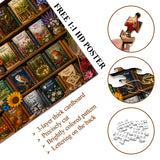 Garden Bookshelf Jigsaw Puzzle 1000 Pieces