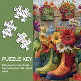 Garden Boots Jigsaw Puzzle 1000 Pieces