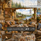 Lakeside Country Bliss Jigsaw Puzzle 1000 Pieces