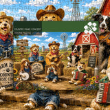 Country Paws Concert Jigsaw Puzzle 1000 Pieces