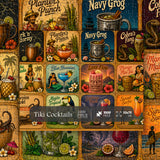 Tiki Cocktails Jigsaw Puzzle 1000 Pieces