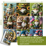 Joyful Gnome Jigsaw Puzzle 1000 Pieces