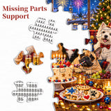 Christmas Pet Party Jigsaw Puzzle 1000 Pieces