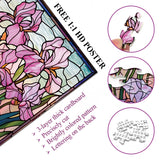 Stained Glass Iris Jigsaw Puzzle 1000 Pieces