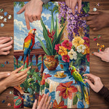 Parrot Garden Jigsaw Puzzles 1000 Pieces