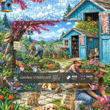 Garden Courtyard Jigsaw Puzzle 1000 Pieces