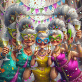 Party Grandma Jigsaw Puzzle 1000 Pieces