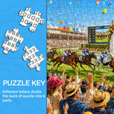 Horse Racing Extravaganza Jigsaw Puzzle 1000 Pieces