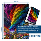 Rainbow Tornado Jigsaw Puzzle 1000 Pieces