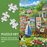Quilt Garden Jigsaw Puzzle 1000 Pieces