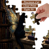 Library Elf Cat Jigsaw Puzzle 1000 Pieces