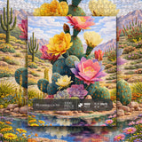 Blooming Cactus Jigsaw Puzzle 1000 Pieces