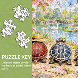 Spring Turtle Jigsaw Puzzle 1000 Pieces