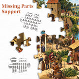 Old Riverside Market Jigsaw Puzzle 1000 Pieces