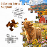 Highland Cow Love Jigsaw Puzzle 1000 Pieces