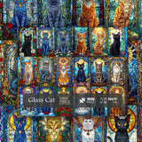 Glass Cat Jigsaw Puzzle 1000 Pieces