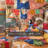 Kitty Laundry Day Jigsaw Puzzle 1000 Pieces