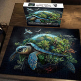 Earth Turtle Jigsaw Puzzle 1000 Pieces