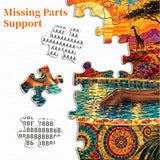 Gilded Sunset Bath Jigsaw Puzzle 1000 Pieces