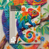 Rainbow Chameleon Jigsaw Puzzle 1000 Pieces