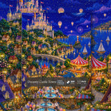 Dreamy Castle Town Jigsaw Puzzle 1000 Pieces