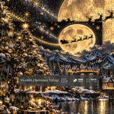 Moonlit Christmas Village Jigsaw Puzzle 1000 Pieces