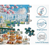 Breakfast in Paris Jigsaw Puzzle 1000 Pieces