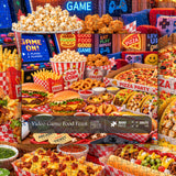 Video Game Food Feast Jigsaw Puzzle 1000 Pieces