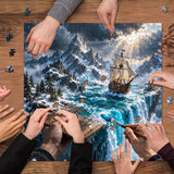 Frozen Canvas Jigsaw Puzzle 1000 Pieces