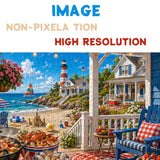 Coastal Patio Feast Jigsaw Puzzle 1000 Pieces