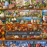 Four Seasons Bookshelf Jigsaw Puzzle 1000 Pieces
