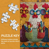 Sewing Chicken Jigsaw Puzzle 1000 Pieces