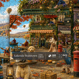 Lakeside Booktown Jigsaw Puzzle 1000 Pieces