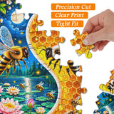 Yin and Yang Bees Jigsaw Puzzle 1000 Pieces