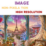 World Travel Nook Jigsaw Puzzle 1000 Pieces