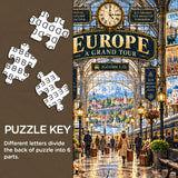 Europe Travel Adventure Jigsaw Puzzle 1000 Pieces