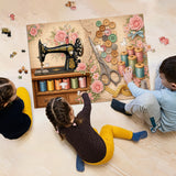 Vintage Sewing Room Jigsaw Puzzle 1000 Pieces