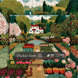 Chicken Farm Jigsaw Puzzle 1000 Pieces