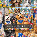 Garden Pet Party Jigsaw Puzzle 1000 Pieces