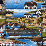 Sunshine Coast Town Jigsaw Puzzle 1000 Pieces