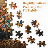 Vintage Button Tree Jigsaw Puzzle 1000 Pieces