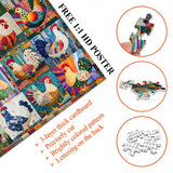 Patchwork Chickens Jigsaw Puzzle 1000 Pieces