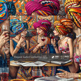 Elegant Ladies' Gathering Jigsaw Puzzle 1000 Pieces
