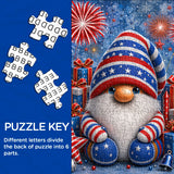 Patriotic GnomeJigsaw Puzzle 1000 Pieces