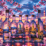 World Landmark Bottles Jigsaw Puzzle 1000 Pieces