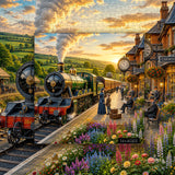 Country Station Jigsaw Puzzle 1000 Pieces