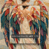 Quilted Angel Wings Jigsaw Puzzle 1000 Pieces